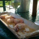 Tequila Shrimp. A favorite appetizer... jumbo shrimp with a tequila, lime and garlic sauce.